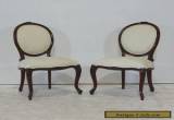 Set of 4 Louis XV style dining chairs mahogany wood for Sale