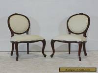 Set of 4 Louis XV style dining chairs mahogany wood