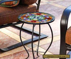 Item Glass Side Table Antique Vintage Style for Sale