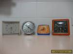 4 vintage alarm clocks for Sale