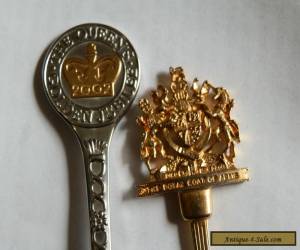 Item 2002 QUEEN GOLDEN JUBILEE SPOONS X 2  for Sale