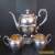 Vtg Reed & Barton EPNS Silverplate Tea Coffee Set Lidded Pot w Sugar Creamer USA for Sale