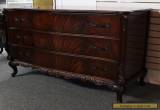 Vintage French-Style Flamed Mahogany Carved Dresser for Sale