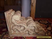  wood corbels rustic  old barn wood 11 x 17  set of 2 