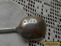 Solid Silver Rifle Stem spoon