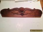 Pediment Solid Oak carved Furniture topper Very Beautiful Victorian Era  for Sale