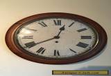 ANTIQUE ENGLISH SCHOOL / RAILWAY CLOCK Circa 1900 for Sale