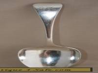 1805 Georgian Sterling Silver Fiddleback Basting Spoon/Tablespoon: 66g VGC