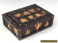 EDWARDIAN PORCUPINE QUILL BOX