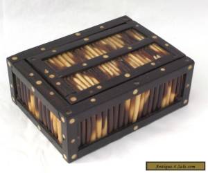 EDWARDIAN PORCUPINE QUILL BOX for Sale