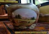 Gorgeous large vintage IE&CO landscape vase Japan Nippon Era Rare Design for Sale