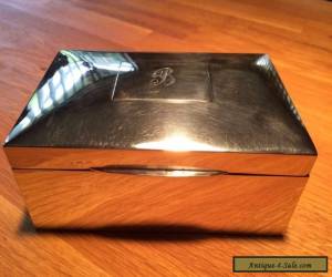 Sterling silver box 1930's for Sale