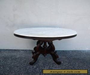 Item Victorian Marble-Top Side Table / End Table 5909 for Sale