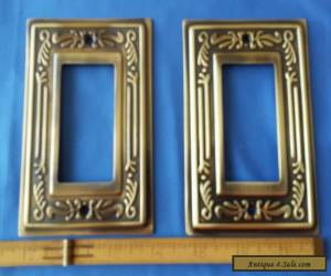 Item 2 Switch Plate Cover Solid Brass   for Sale