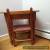 antique child's writing desk with draw and chair for Sale