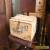 Vintage Wooden Wine Crate Box with Handles, Latch and Chain for Sale