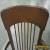 Antique/Vintage Oak Wood wooden rolling Slat tilt  Swivel Desk Office Arm Chair for Sale