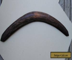 Item 19th Century Incised Australian Boomerang. Northern NSW/ Southern Queensland for Sale