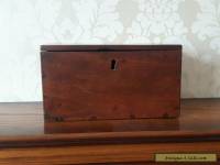 Antique wooden box. Jewellery box tea caddy. Display etc.