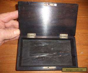 Item  Antique ebonised  wooden box   for Sale