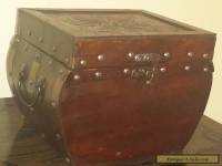 Vintage Small Decorative Wooden Box Treasure Chest