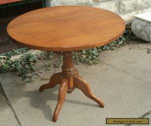 ANTIQUE VICTORIAN CHERRY TABLE TILT TOP MID 1800'S for Sale