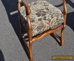 Item Pair Of Baroque Style Arm Chairs With Tapestry Fabric      for Sale