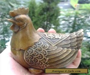 Chinese bronze statue craft works Brass "Wealth" hens  for Sale