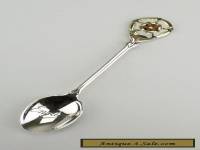 Sterling Silver and Enamel Tudor Rose England Souvenir Spoon 1971