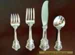 Wallace Sterling Grande Baroque 4 Piece Place Setting - Great Condition for Sale