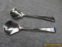 Pr of Victorian Sterling Silver condiment spoons