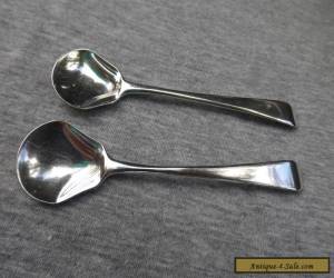 Pr of Victorian Sterling Silver condiment spoons for Sale