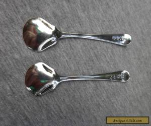 Item Pr of Victorian Sterling Silver condiment spoons for Sale