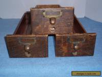 Vintage Oak Card Catalog Drawers  B $15.00 Per Drawer Old Woodworking Antique