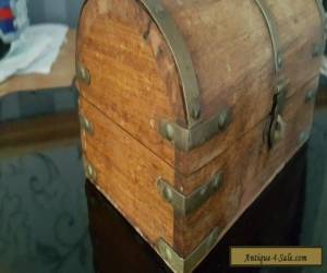 Item Wooden   brass  chest  for Sale