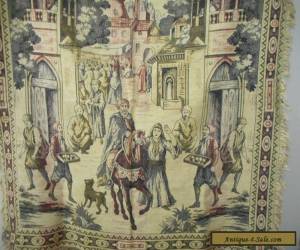 Vintage antique style jacquard tapestry Middle Eastern theme for Sale