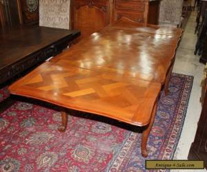 Item Beautiful French Antique Solid Walnut Louis XV Draw Leaf Dining Table.  for Sale