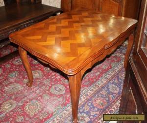 Item Beautiful French Antique Solid Walnut Louis XV Draw Leaf Dining Table.  for Sale