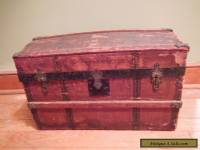 Antique Wooden Victorian Steamer Doll Toy Trunk  ~Jenny Lind Style~ Dome Top