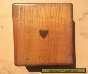 Antique Hand-made Wooden Box for Sale