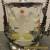 Antique Glass Enamel Thumbprint Pickle Castor Barbour Silverplate c.1870 Flint for Sale
