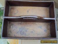 ANTIQUE WOODEN CUTLERY BOX