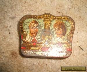 Antique Frys  chocolateconfectonary tin George 5th and Elizabeth for Sale