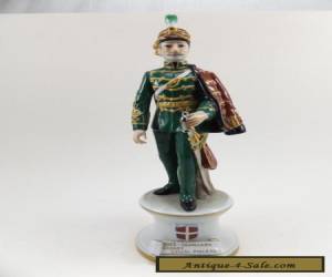 Item SAN MARCO CAPODIMONTE ITALY FIGURINE HUSSARS OFFICER 1862 for Sale