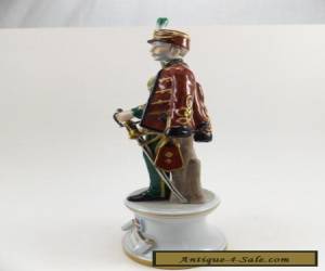 Item SAN MARCO CAPODIMONTE ITALY FIGURINE HUSSARS OFFICER 1862 for Sale