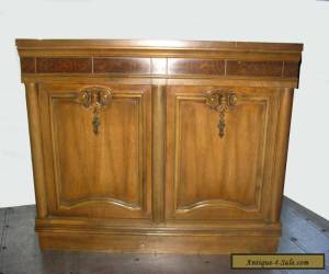Vintage Mid Century Modern Solid Wood ENTRY TABLE Server Credenza for Sale