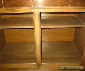 Item Vintage Mid Century Modern Solid Wood ENTRY TABLE Server Credenza for Sale