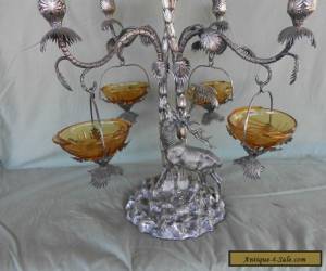 Item SILVER PLATED ANTIQUE TABLE CENTRE PIECE for Sale