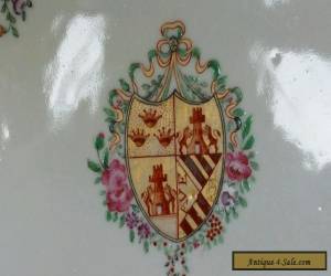 Item Beautiful Antique Chinese Export French Style Armorial Plate  for Sale