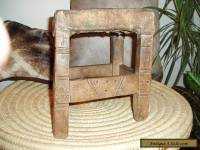  AFRICAN BUSHMAN STOOL FROM THE CONGO